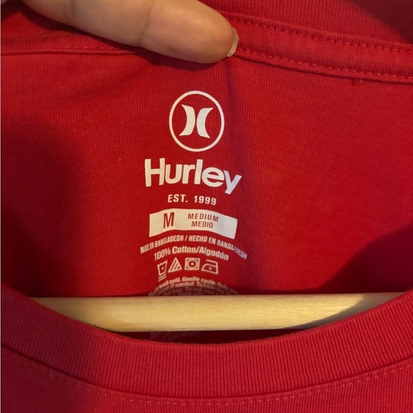 Hurley Vibrant Red Graphic Tee - Picture 2 of 3